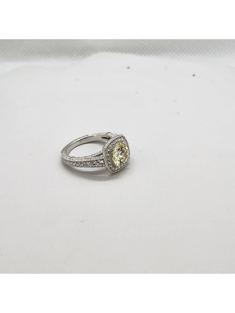 Brand New Sterling Silver 925 Square Gemstone Ring
